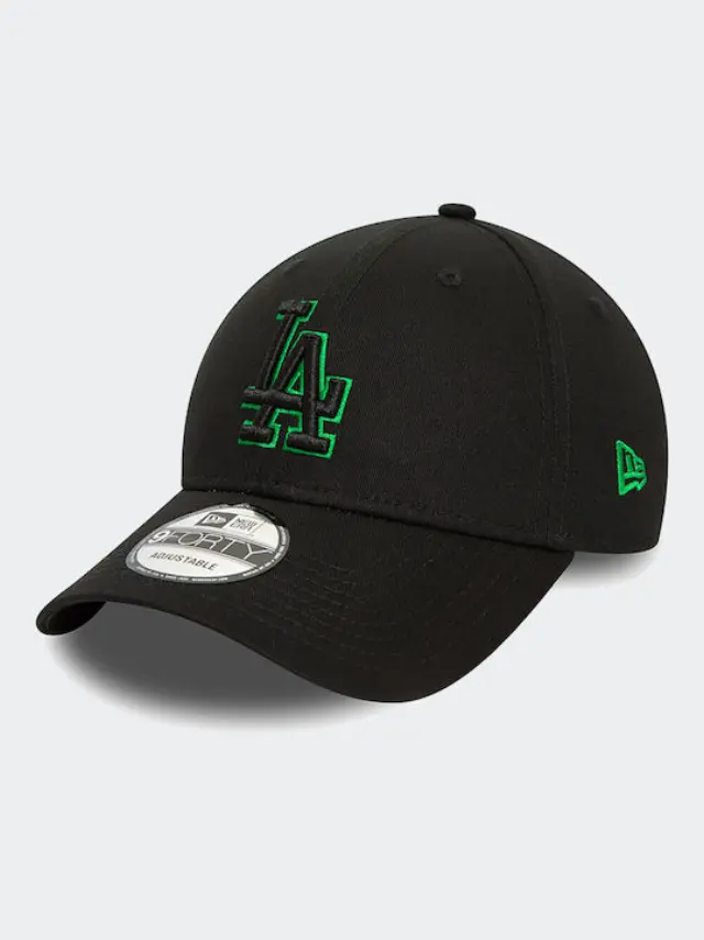 New Era La Dodgers Team Outline Jockey Black 60503411 - One Size