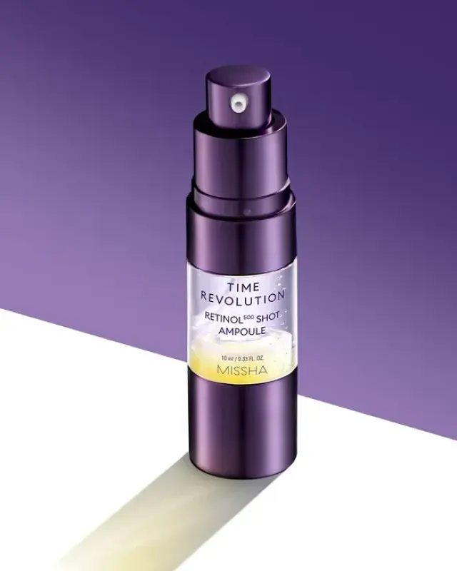 Missha Time Revolution Retinol Shot 500 Ampoule Προηγμένος ορός ρετινόλης 10ml 2
