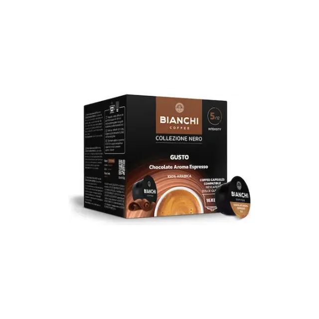 Bianchi Chocolate Aroma Espresso κάψουλες Dolce Gusto - 16 τεμάχια