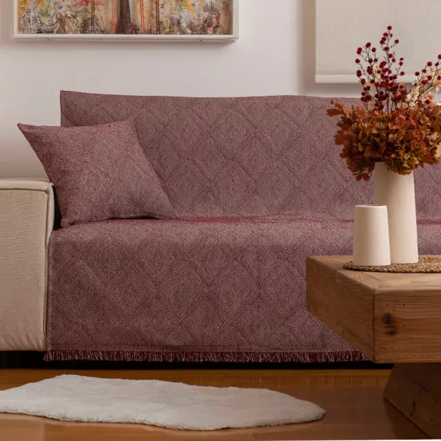 Ριχτάρι Σενίλ Διθέσιο Bari Εκρού 180 x 250 cm Εκρού 180 x 250 cm