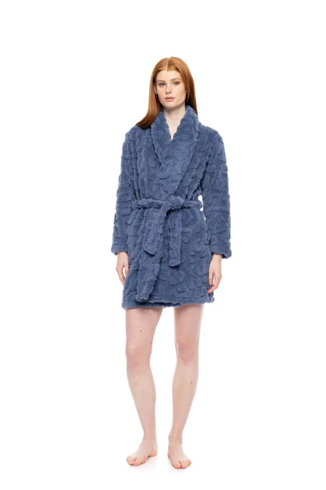 W1874 - Cosmos Blue - ROBE FLEECE LEO 3
