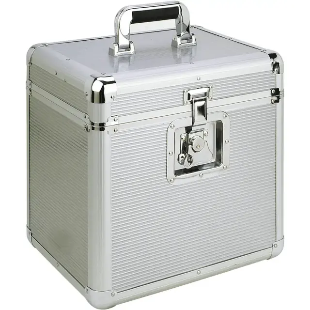 WALKASSE LPCASE-BASIC DJ Case 80 Vinyl Silver.
