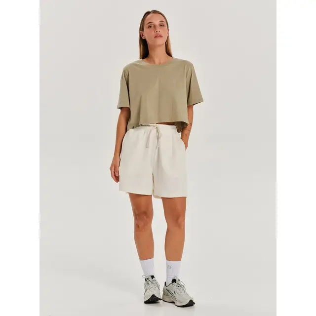 Emerson Women's Sweat Shorts (251.EW26.90-OFF WHITE) - Λευκό 3