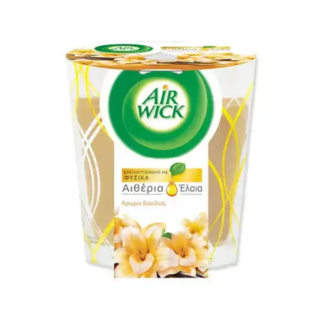 Airwick Αρωματικό Κερί Aρωμα Βανίλιας 105γρ