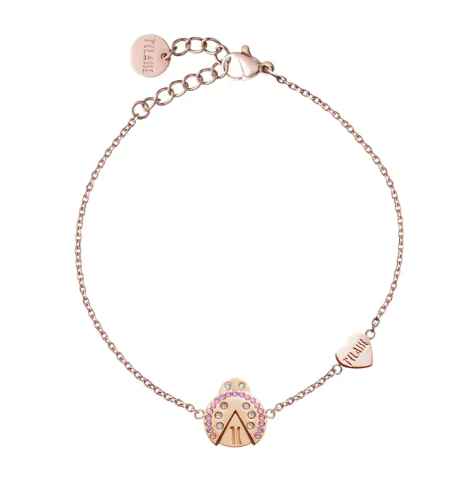 Βραχιόλι ALVIERO MARTINI 1A CLASSE Ladybug Lane Bracelet 1696953 Ροζ Χρυσό