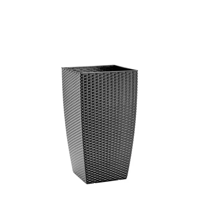 Plastona natura γλάστρα 65lt - 36x36x66cm Ανθρακίτης-AN / 102896