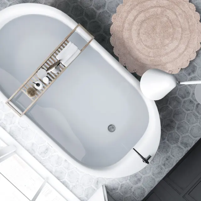Πατάκι Μπάνιου Φ60 Bathmats Das Home 0634 Nude 3