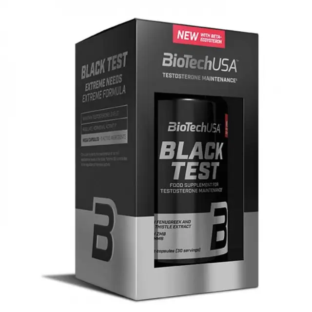 Biotech USA Black Test Συμπλήρωμα για Προπόνηση & Ενίσχυση της Τεστοστερόνης 90 κάψουλες