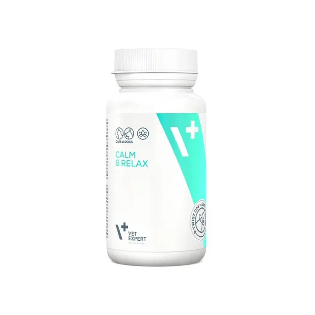 VetExpert Calm & Relax Συμπλήρωμα Διατροφής Σκύλου σε Δισκία 30 tabs για Διαχείριση Άγχους & Στρες