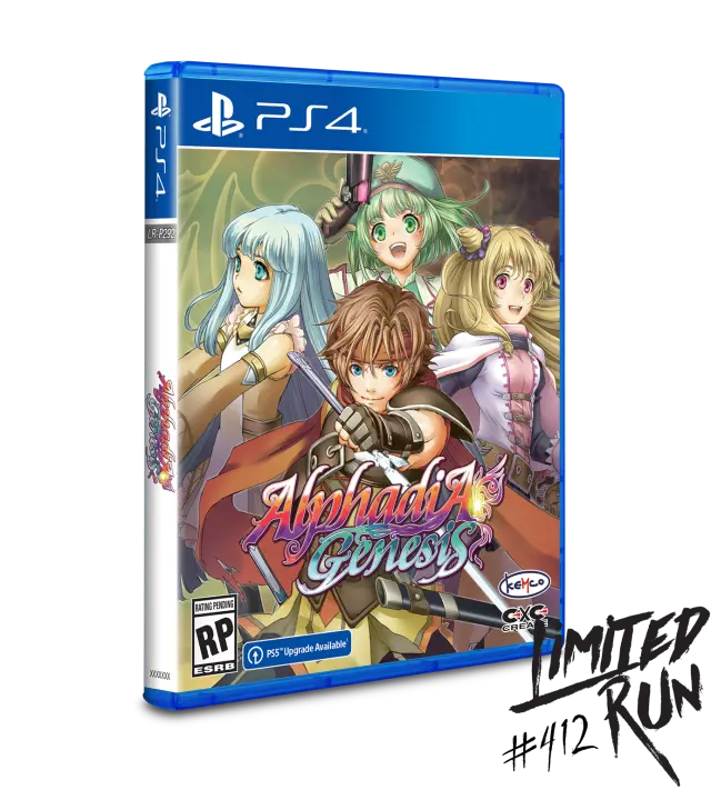 Alphadia Genesis Limited Run 412 PlayStation 4