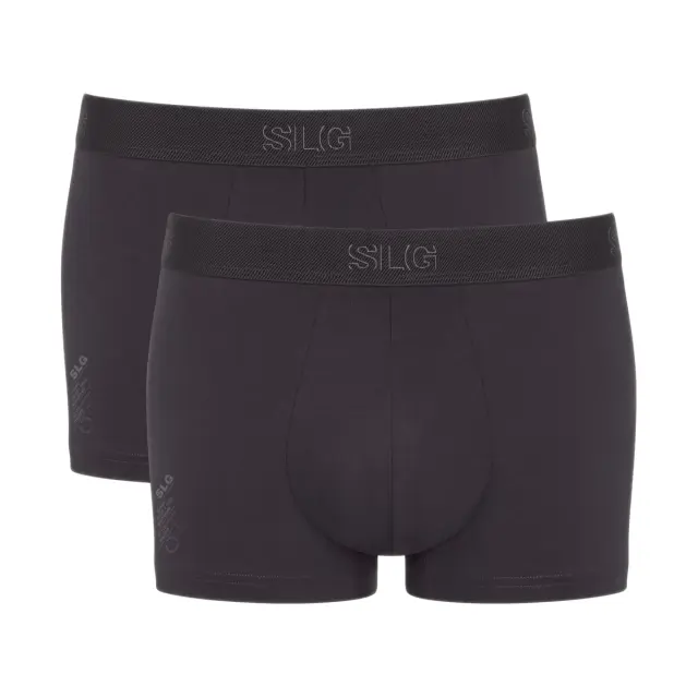 Sloggi Ανδρικό Boxer SLG Base - Διπλό Πακέτο, Χρώμα Charcoal