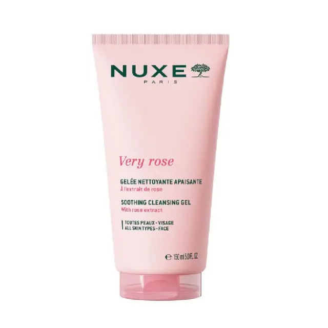 Nuxe Very Rose Soothing Cleansing Gel- Απαλό Τζελ Καθαρισμού Με Εκχύλισμα Ρόδου 150ml