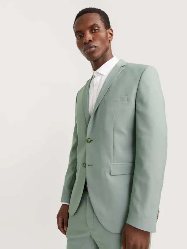 JPRSOLARIS BLAZER NOOS Iceberg Green 2