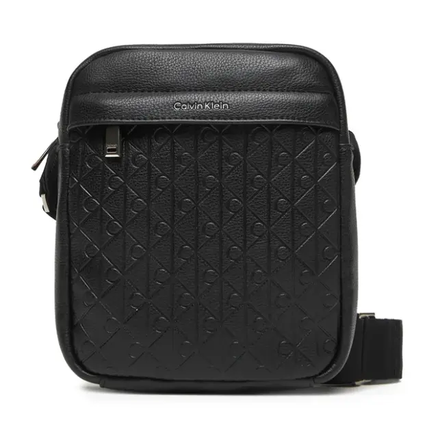 Ανδρική Τσάντα Χιαστί Calvin Klein LV04D3204G-UB1 Μαύρη Μαύρο - One Size