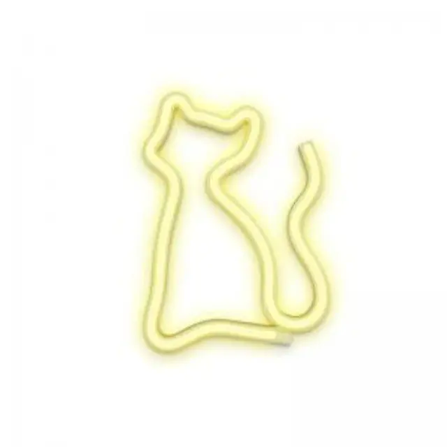 Neon LED Forever Light FLNEO3 CAT (USB/Μπαταρίας & On/Off) Θερμό Λευκό N64426 2