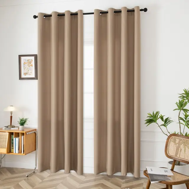 Beauty Home Ύφασμα κουρτίνας με το μέτρο μεσαίας σκίασης Effect Art 8443 Φ320 Μπεζ 2
