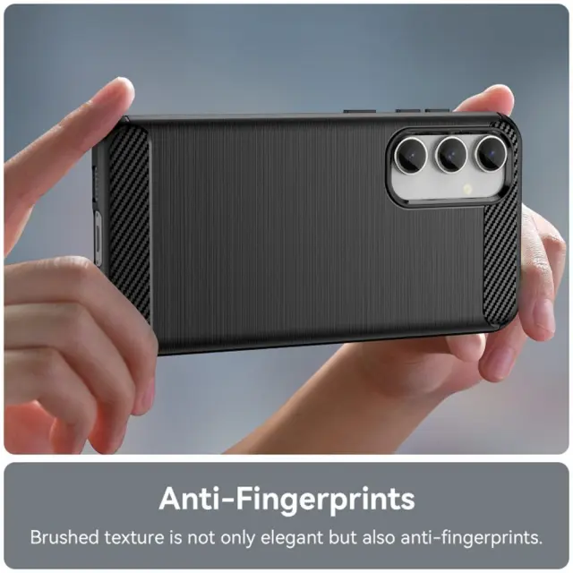 Techsuit® Carbon Silicone για Samsung Galaxy A55 5G-Black 2