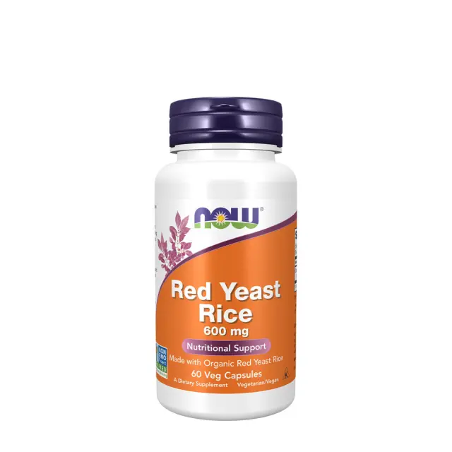 Now Foods Red Yeast Rice 600 mg 60 Veg Capsules
