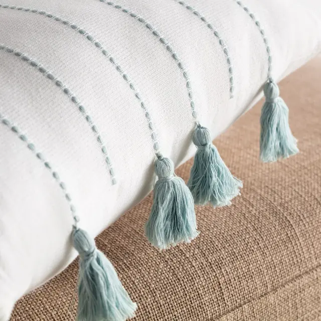 Μαξιλαροθήκη 43x43cm GOFIS HOME Maira Aqua 2