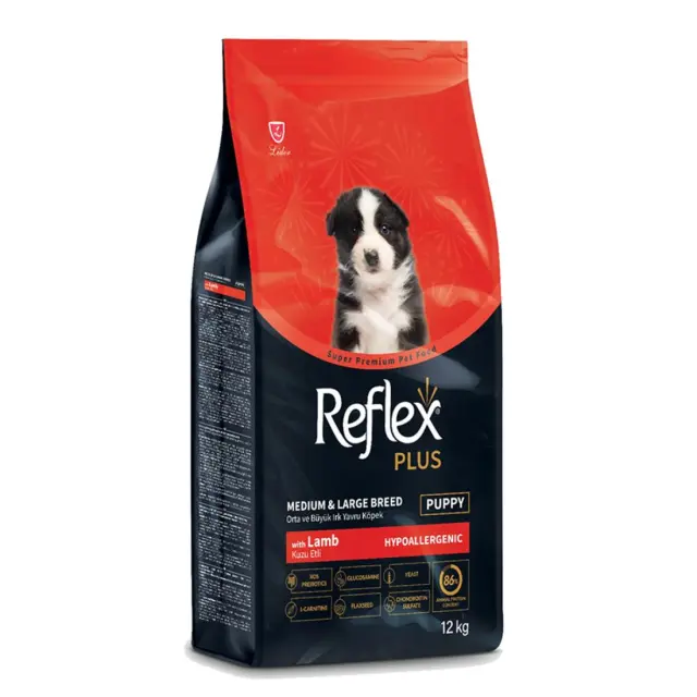 Reflex Plus Medium/Large Junior Lamb 12kg + 750gr