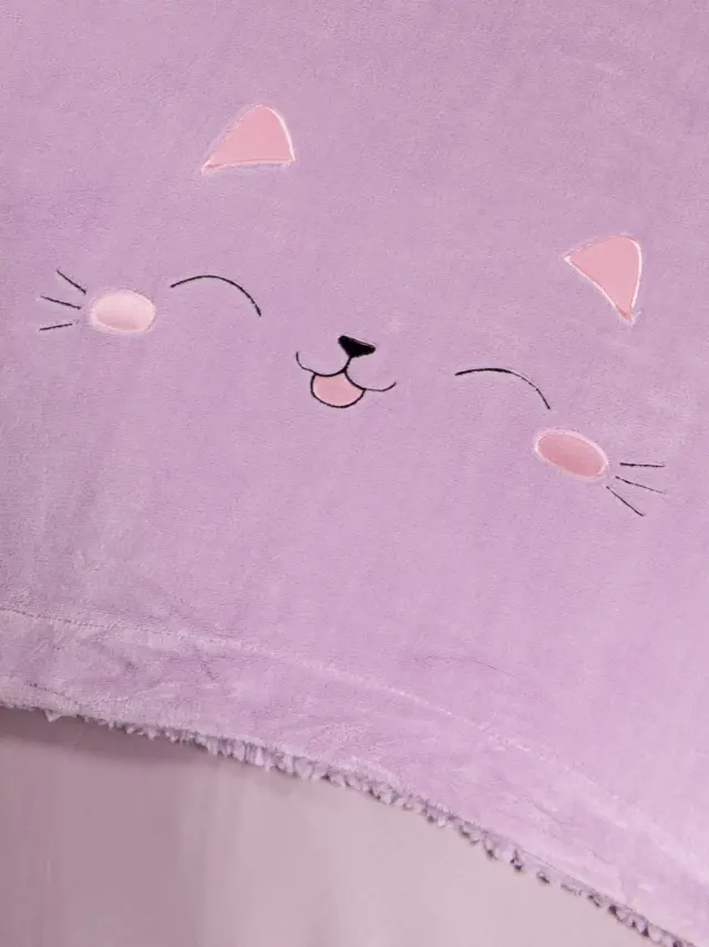 Κουβέρτα 160Χ220 Μονή Fleece Nima Lily Lilac 100% Πολυέστερ 2