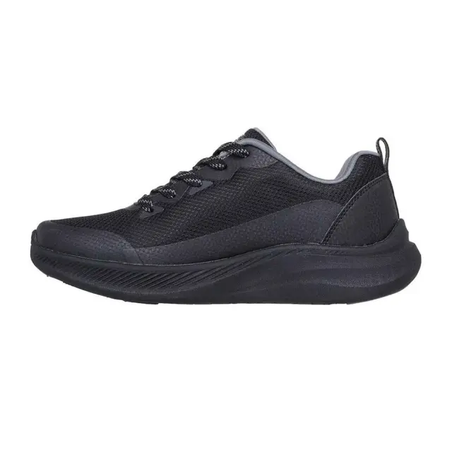 Skechers Mesh Lace Up Moda Flex (117730-BBK) - Μαύρο 2