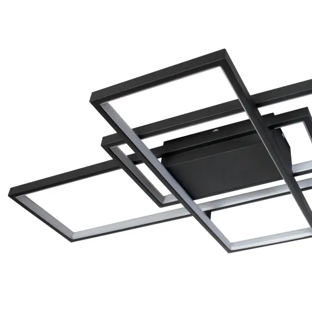 Φωτιστικό οροφής LED 120W 87,5x49,5x8,5 εκ. Μαύρο - GLOBOBOX 602156-2 2