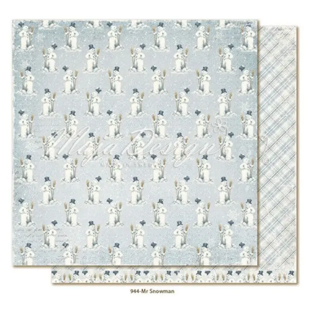 Χαρτί Scrapbooking Maja Collection διπλής όψης, Joyous Winterdays - Mr Snowman