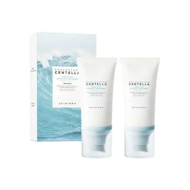 Skin1004 Madagascar Centella Hyalu-Cica Water-Fit Sun Serum SPF50 Αντηλιακό με Υαλουρονικό για Ευαίσθητο Δέρμα 50ml (2τμχ)