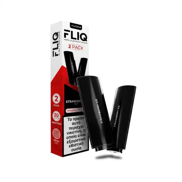 AVOMI FLIQ Strawberry Ice Prefilled Pod 2ml 20mg (2τμχ)