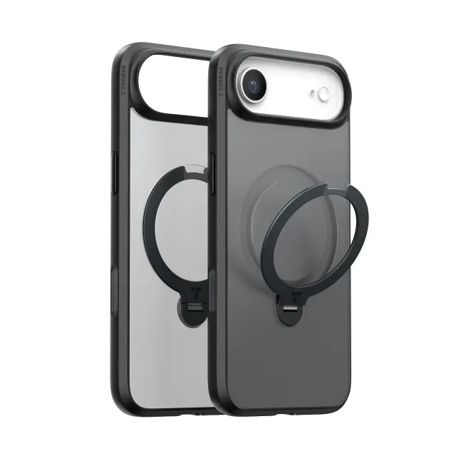 Torras Ostand Q3 Spin, black - iPhone 17 Air