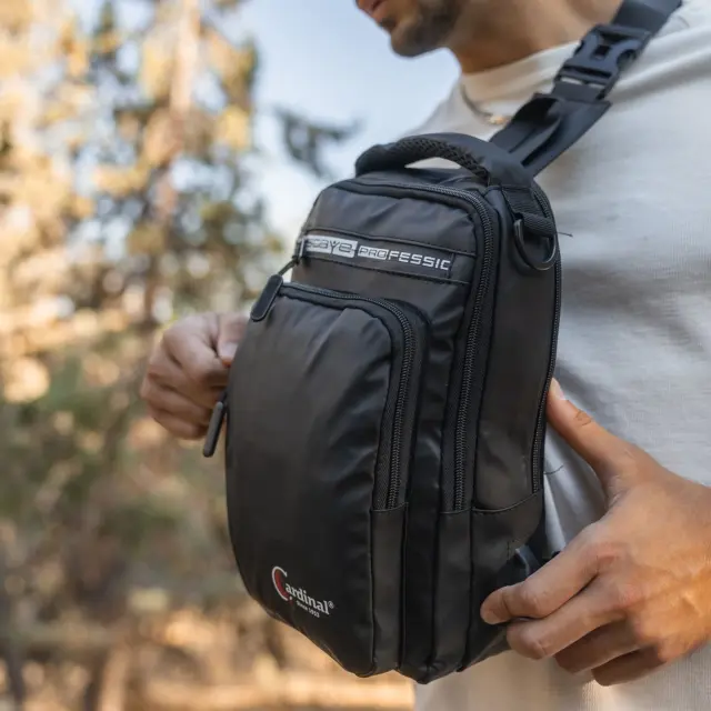 Τσαντάκι ώμου χιαστί crossbody mini backpack Cardinal 1200 μαύρο - One Size 3