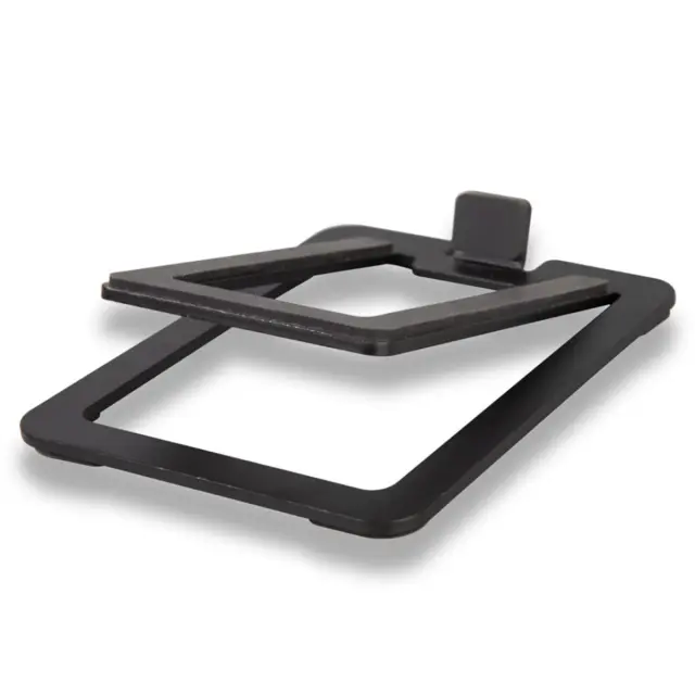 DNA DSS 1 desktop studio stand for speaker loudspeaker audio monitor safety lip 16° tilt angle up to 11 kg 2-piece set 2