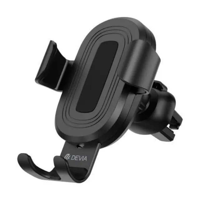 Universal Βάση Στήριξης Αεραγωγού Αυτοκινήτου Devia EA194 Gravity Sensor με Ασύρματη Φόρτιση 10W Μαύρο N62169