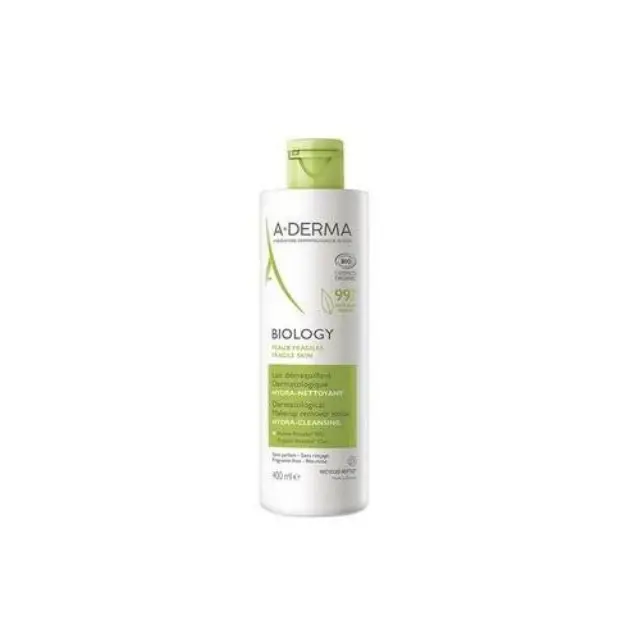 A-Derma Biology Dermatological Make-Up Remover Lotion Γαλάκτωμα Ντεμακιγιάζ για Εύθραυστη Επιδερμίδα, 400ml