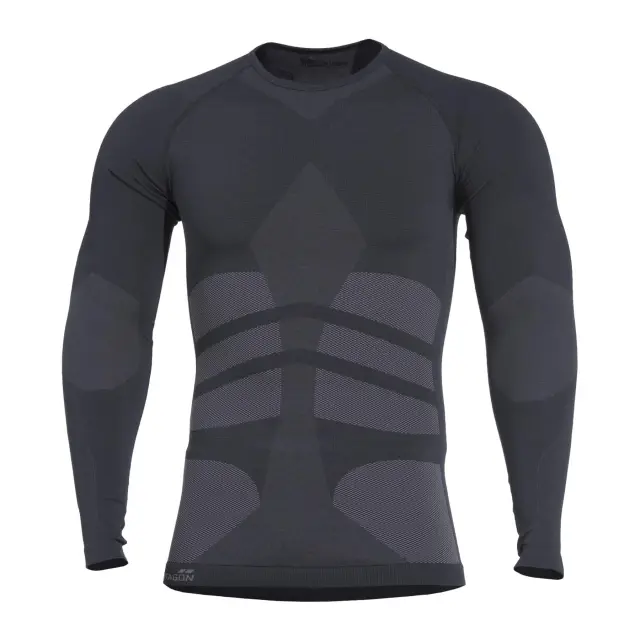 PLEXIS SHIRT K11009 01-Black - L-3XL