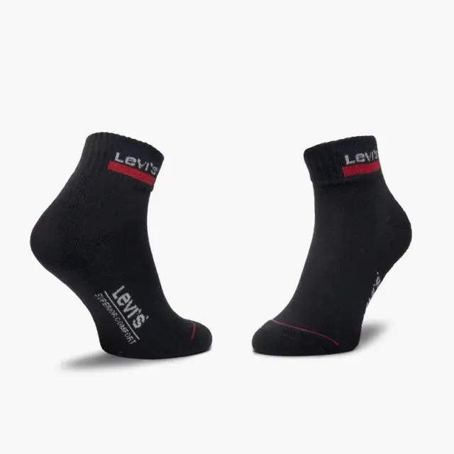 Κάλτσες Levi's Regular Cut 2 Ζεύγη 37157-0148 Μαύρο Γκρι - 43-46 3