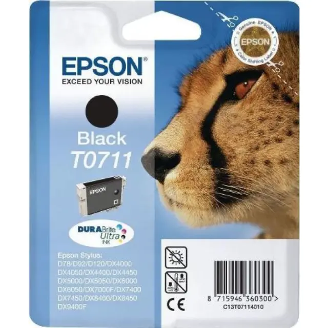 Μελάνι Epson T071140 ultra black 250pgs