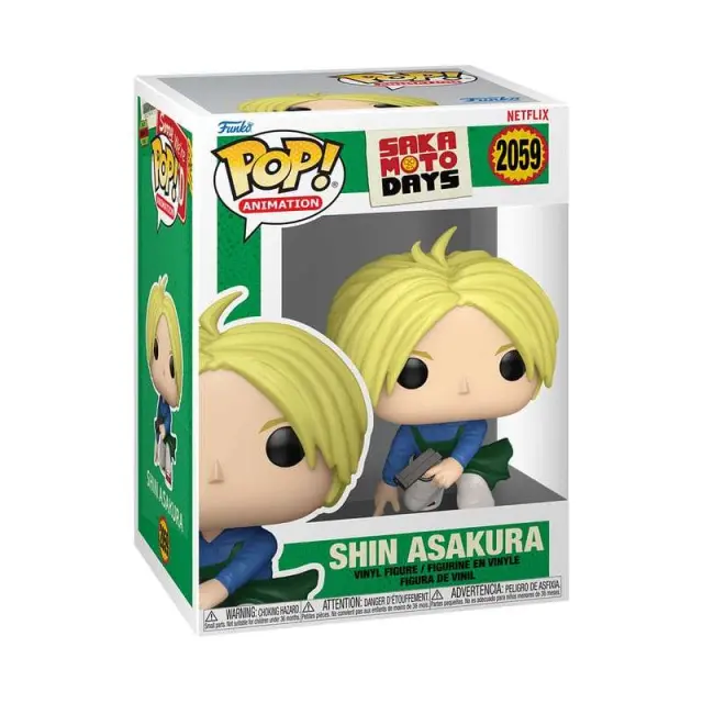 Sakamoto Days POP! Animation Vinyl Figures Shin 9 cm 2