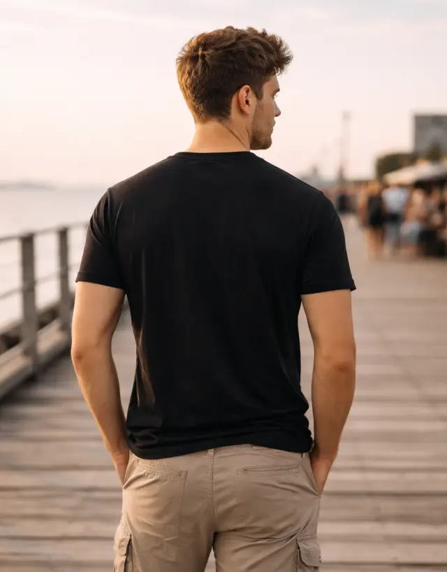 T-shirt Noshame® Μαύρο - 132501 - XXL 2