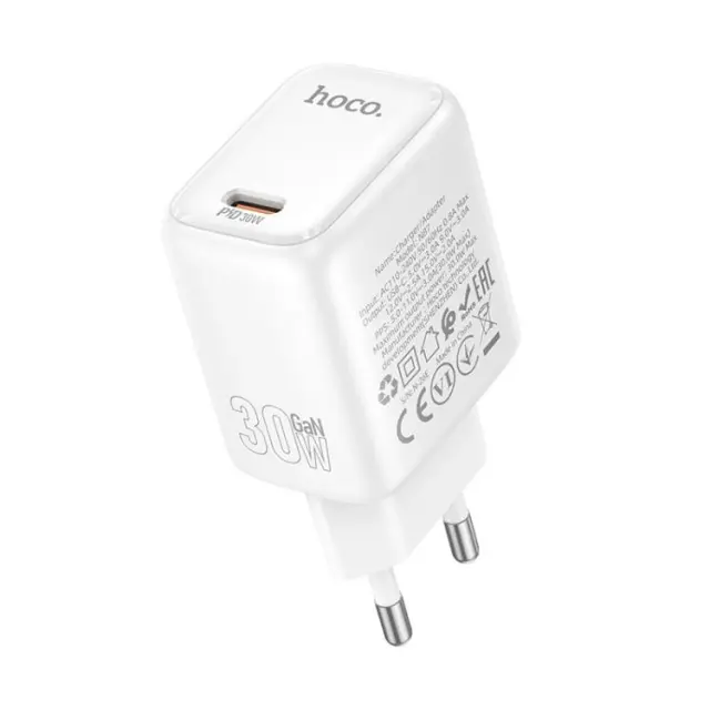 Hoco® Φορτιστής PD Type-C 30W (N87)-White