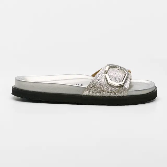 Genuins Παντόφλες Γυναικείο HT Ασημί GEN/GUDI VEGAN G106542 SILVER