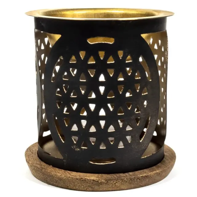 Αρωματικός Καυστήρας Αιθέριων Ελαίων Aromafume Flower Of Life, 9 x 8 cm