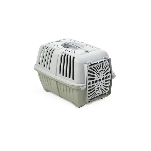 MPS Pratiko Plastica Box Μεταφοράς N1 για Ζωάκια έως 10Kg (48x32x33 cm) 33x48x32cm Μονόχρωμο 2