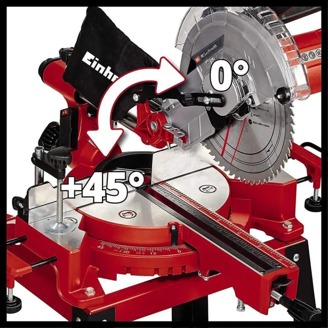 Einhell ΤC-SM 2531/2 U - Φαλτσοπρίονο Συρόμενο με Ισχύ 1900W (4300805) 2