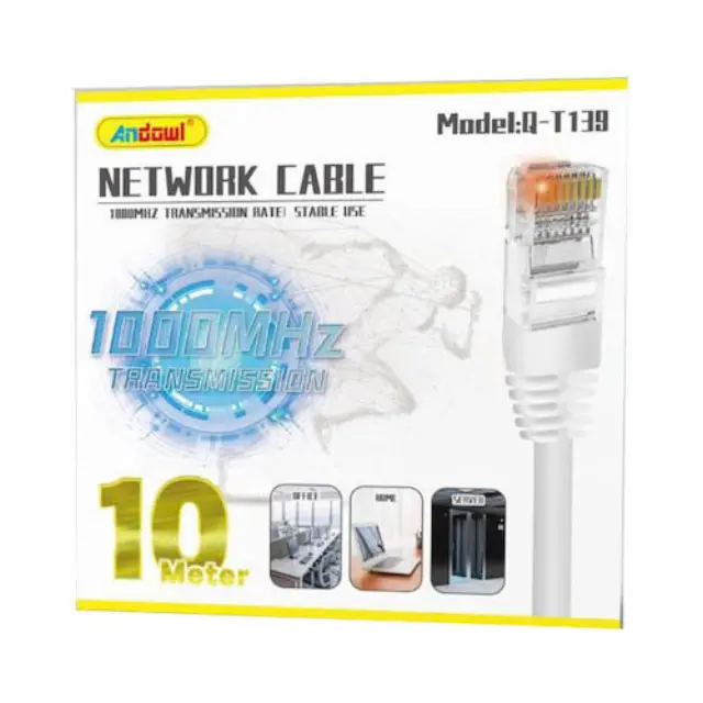 Andowl Q-T139 U/UTP Cat.5e Καλώδιο Δικτύου Ethernet 10m