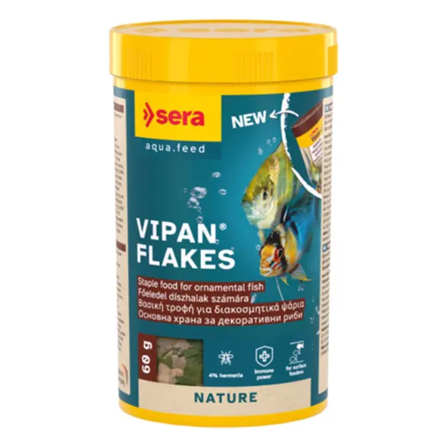 Sera Vipan Τροφή για Τροπικά Ψάρια σε Νιφάδες 69gr