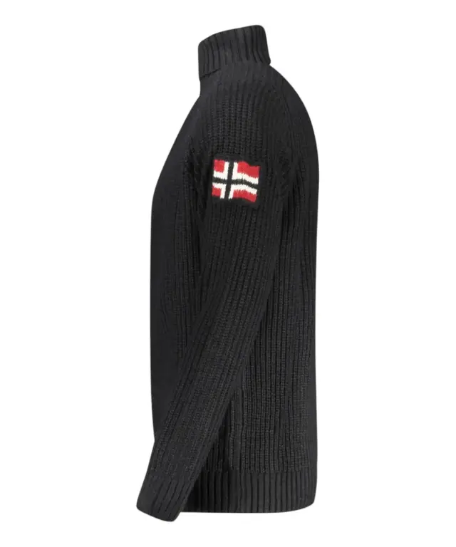Norway Nautical School - Ανδρικό πουλόβερ Ζιβάγκο 853112-NAVY Μπλε Ναυτικό 3