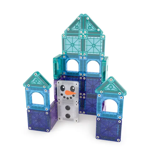 Magna-Tiles Μαγνητικά Πλακίδια MicroMAGS Winter Wonder Travel Set 26 Κομμάτια (3+ ετών) 254026WW 2