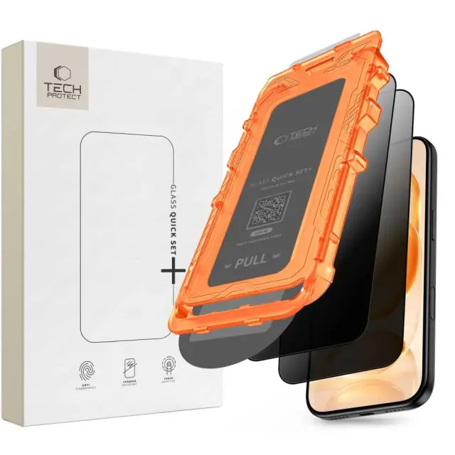 Tech-protect Quick Set Spy+ 2-pack iPhone 18 Pro Privacy